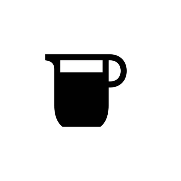 Café Bebida Jugg Icono Estilo Sólido — Vector de stock