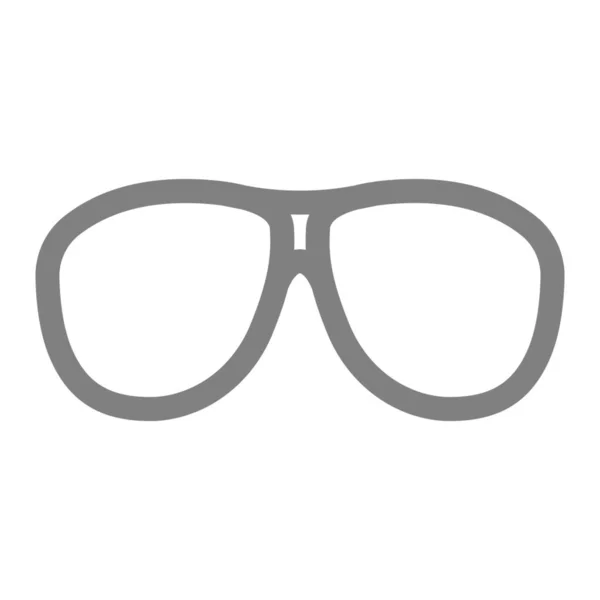 Oční Brýle Brýle Ikona Stylu Obrysu — Stockový vektor