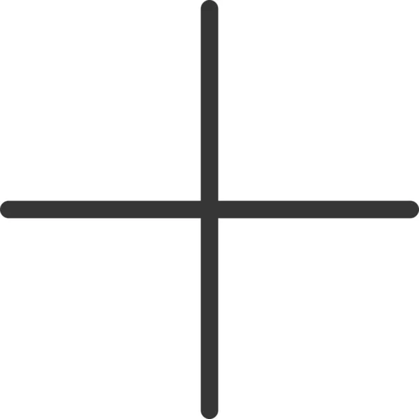 Math Outline Symbol Outline Stil — Stockvektor