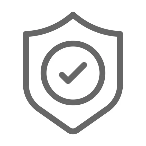 Confianza Seguro Verificar Icono — Vector de stock