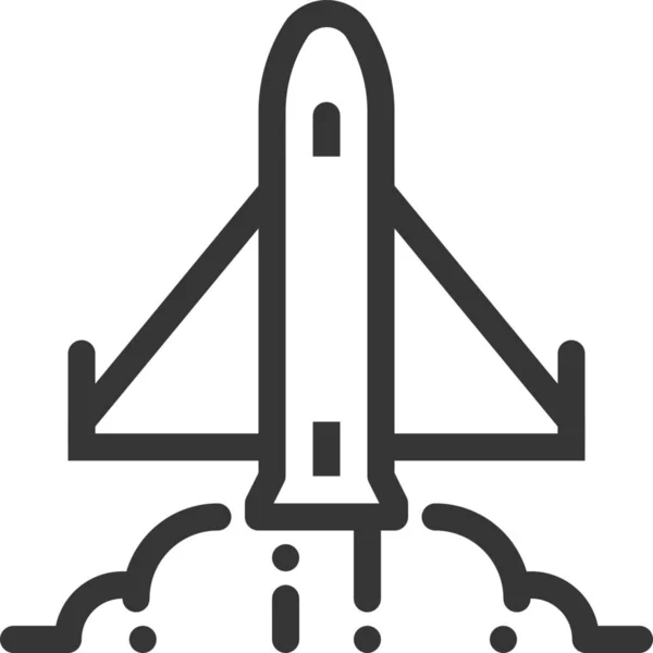 Angel Company Fly Icon Outline Style — 스톡 벡터