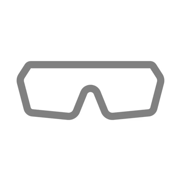 Ikona Stínítka Brýlí Stylu Osnovy — Stockový vektor