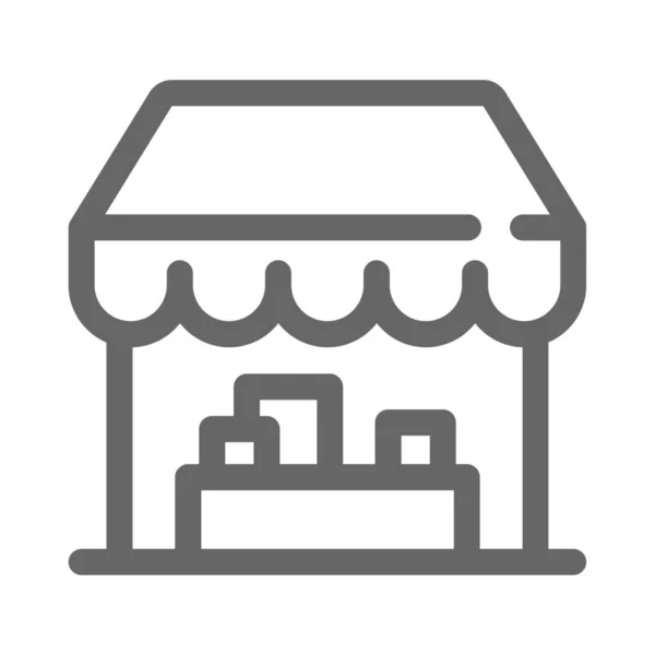 Ikona Tržiště Obchod Shop — Stockový vektor