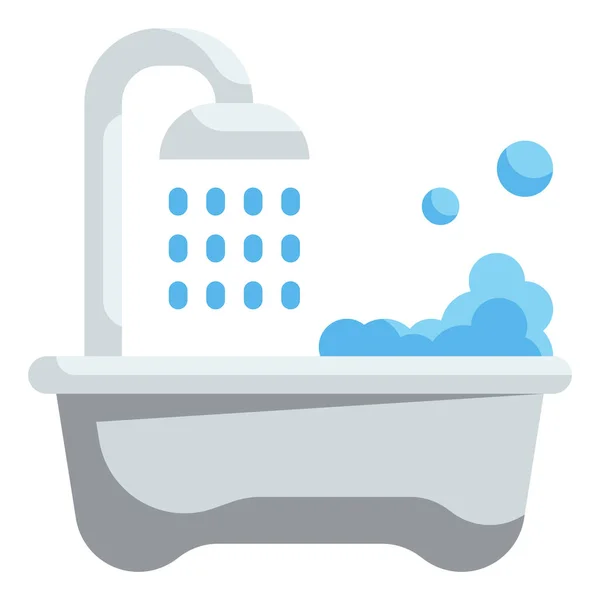 Bathroom Bathtub Clean Icon — Stock Vector