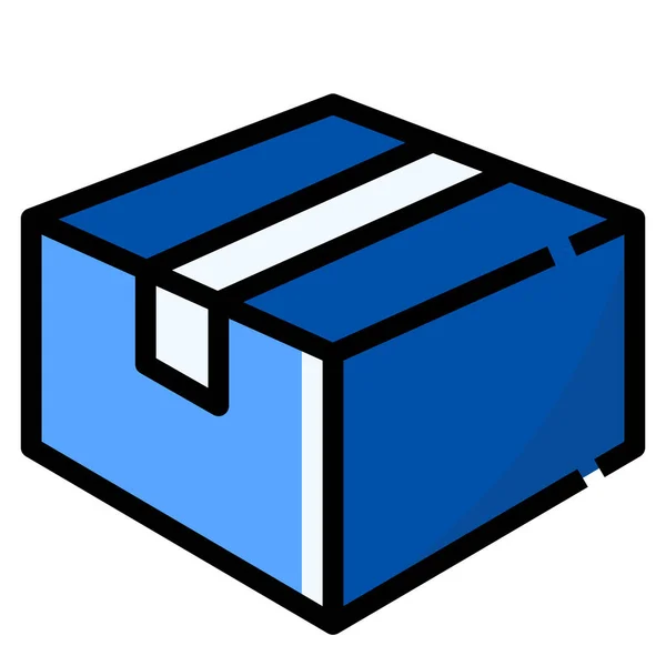 Box Lieferpaket Symbol — Stockvektor