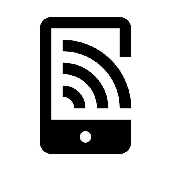 Paiement Smartphone Icône Sans Fil — Image vectorielle