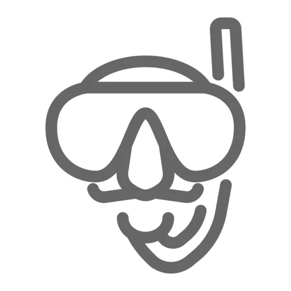 Tauchen Googles Scuba Icon — Stockvektor