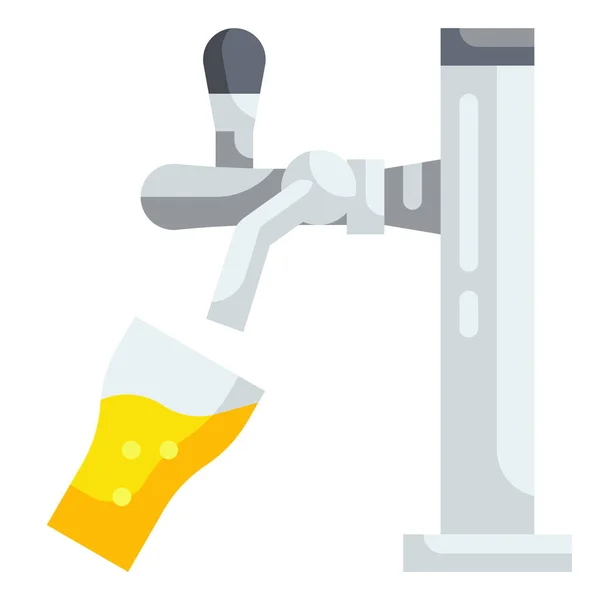 Alcohol Beer Beverages Icon — Stock Vector