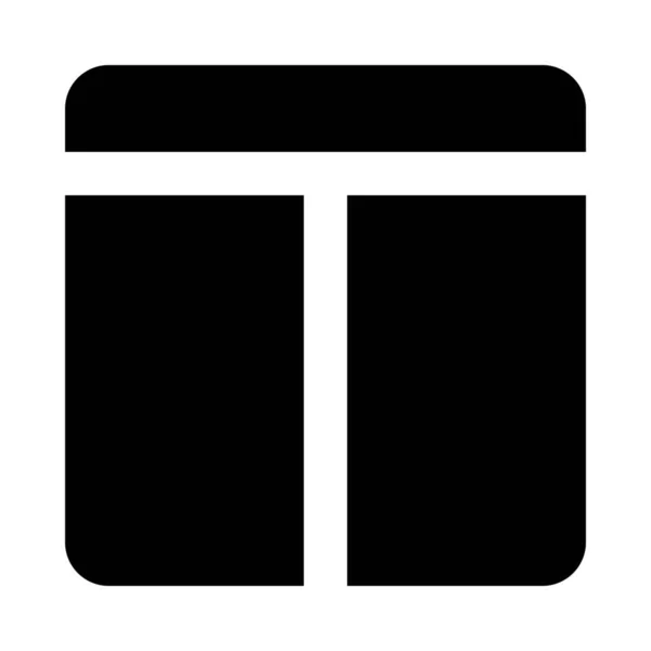 Spalten Gitter Layout Symbol — Stockvektor