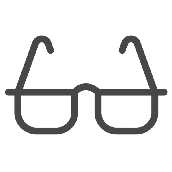 Visión Gafas Leer Icono Estilo Esquema — Vector de stock