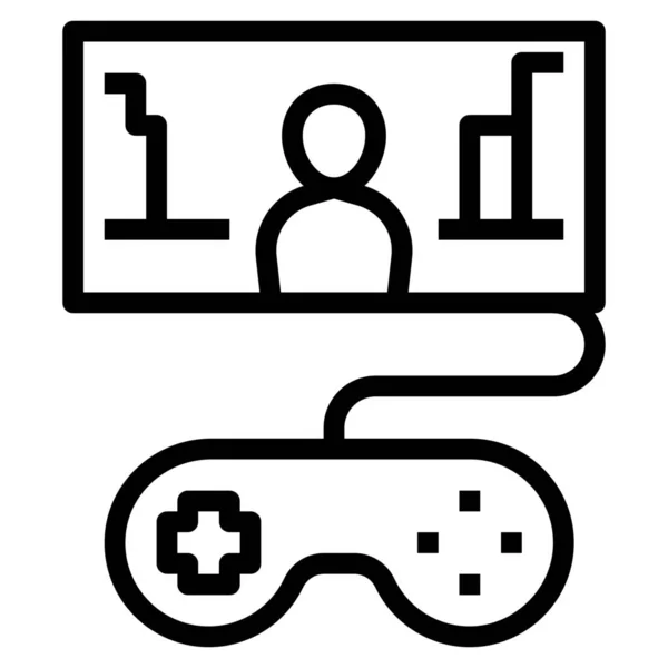 Jogos Hobby Lazer Ícone Categoria Mista —  Vetores de Stock