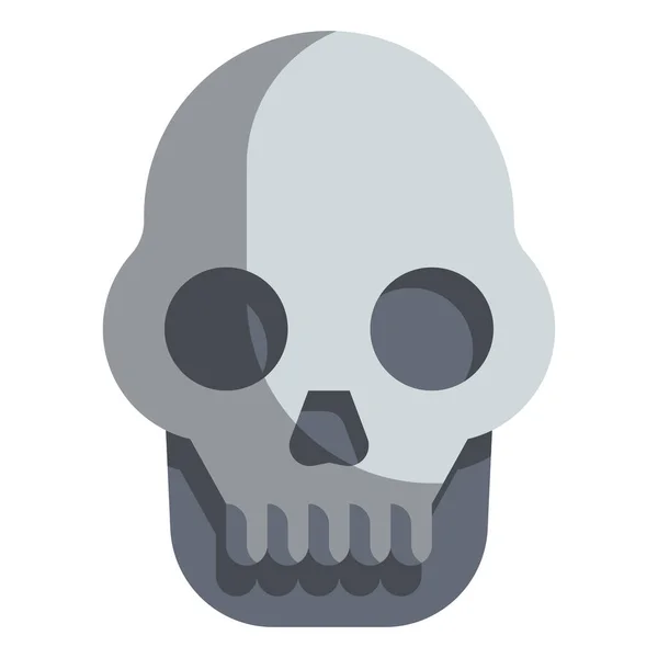 Miedo Halloween Horror Icono Estilo Plano — Vector de stock