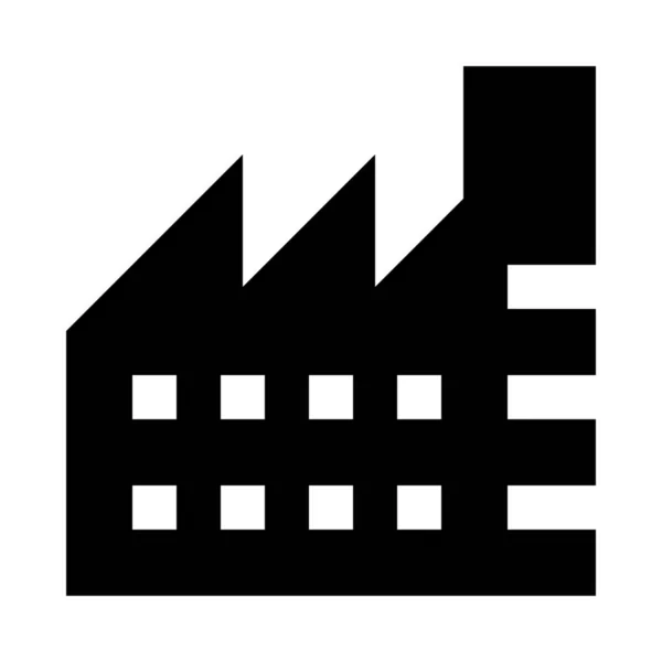 Stavební Tovární Ikona — Stockový vektor