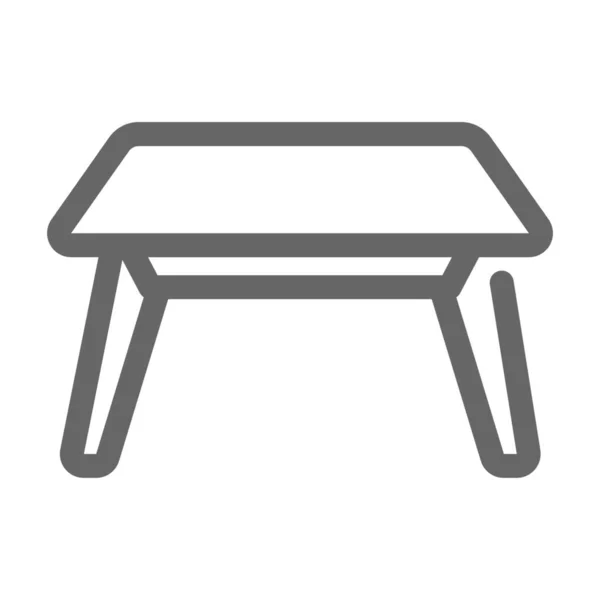 Τραπέζι Καθιστικό Γραφείο Εικονίδιο — Διανυσματικό Αρχείο