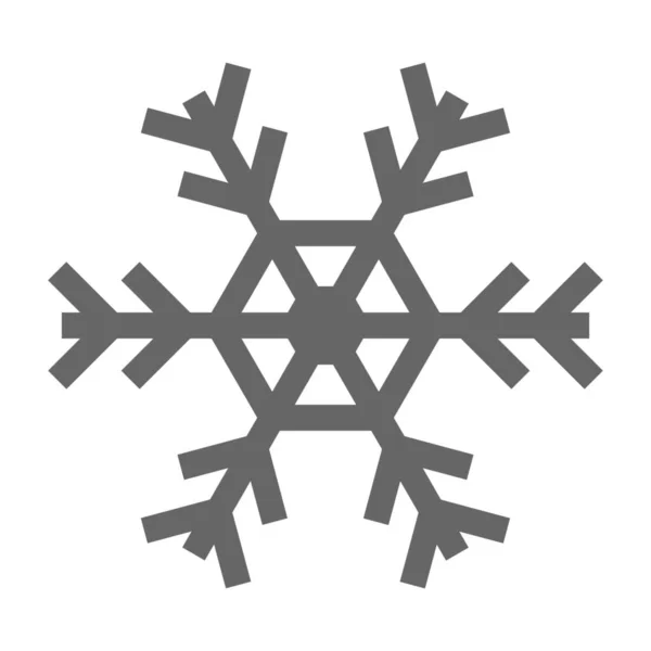 Icono Hielo Frío Navidad Estilo Esquema — Archivo Imágenes Vectoriales