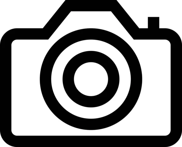 Иконка Мобильного Телефона Камеры Стиле Outline — стоковый вектор