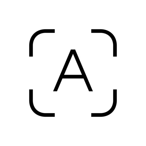 Ikona Zařízení Automatického Fotoaparátu Stylu Osnovy — Stockový vektor