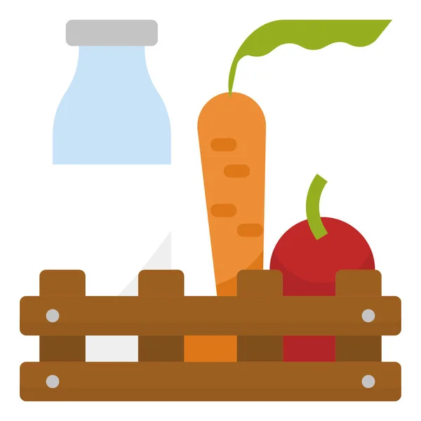 Agriculture Crops Farm Icon — Stock Vector