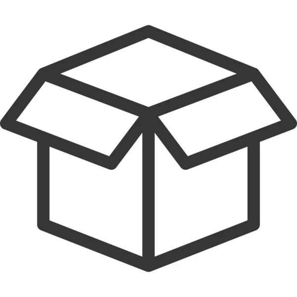 Коробка Всередині Піктограми — стоковий вектор