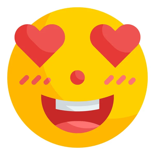 Emoji Amor Valentines Icono Categoría Día San Valentín — Vector de stock