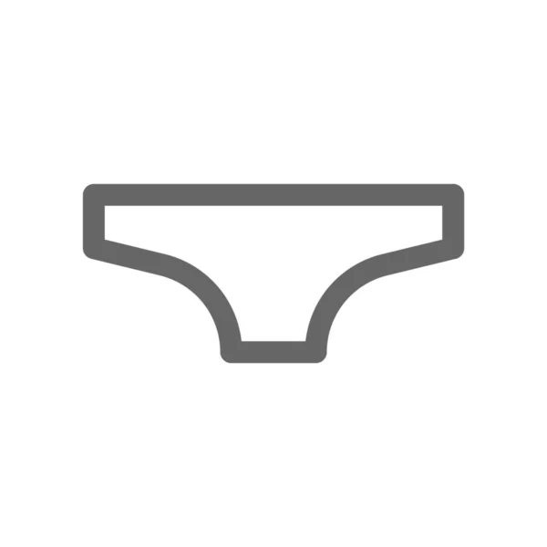 布裤内裤轮廓风格图标 — 图库矢量图片
