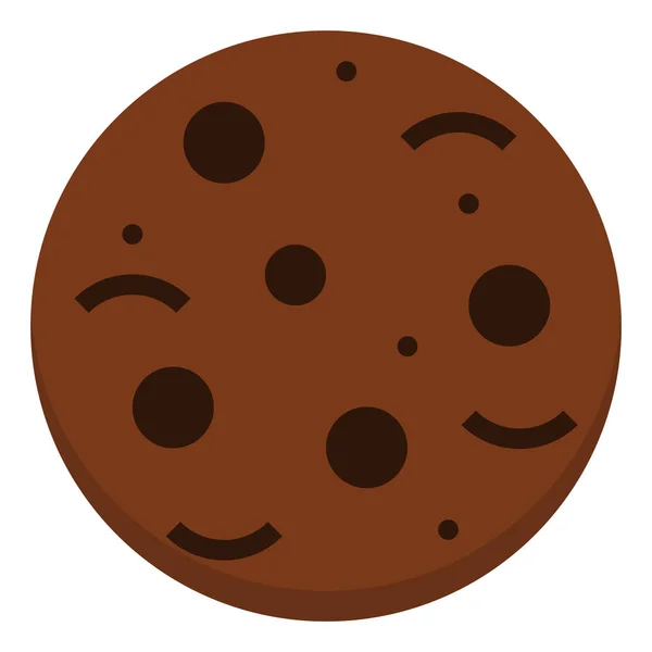 Значок Броуні Шоколадне Печиво — стоковий вектор