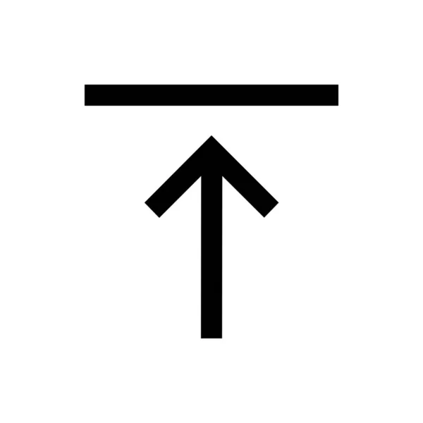 Arrow Edge Light Icon Outline Style — Stock Vector