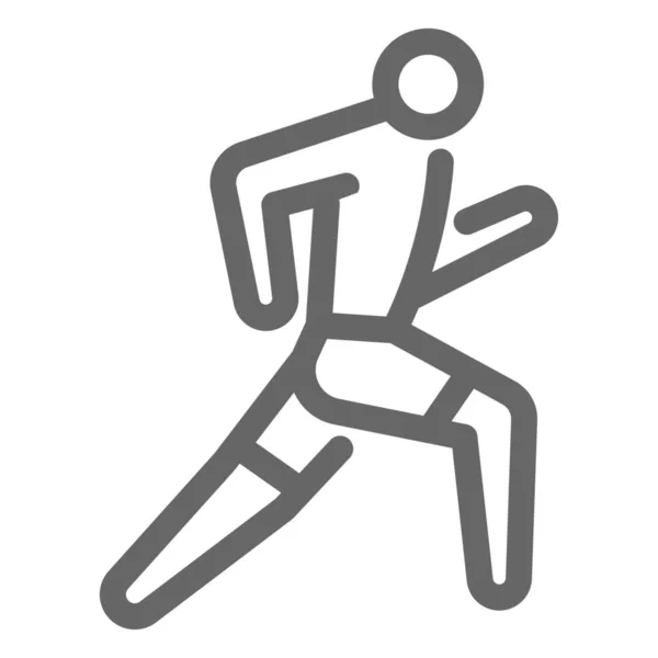 跑步运动马拉松图标 — 图库矢量图片