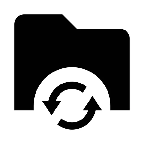 Icône Des Fichiers Documents Données — Image vectorielle