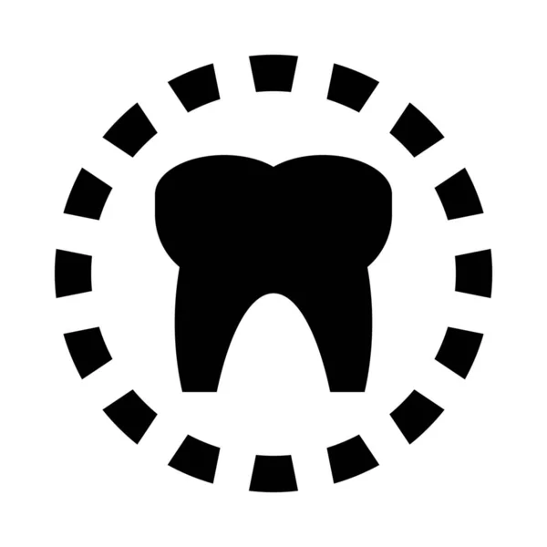 Dentistry Tooth Protection Icon — Stock Vector