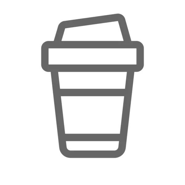 Café Kaffeetasse Ikone — Stockvektor
