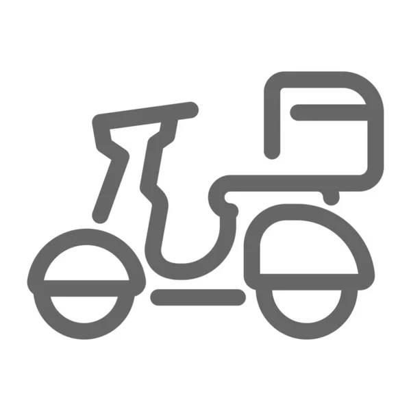 Bike Deliver Delivery Icon — Stock Vector