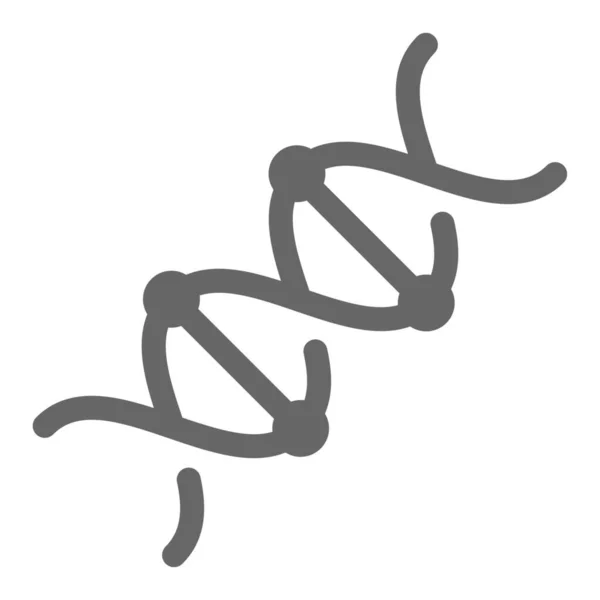 Ícone Dna Biologia Ácida Estilo Esboço — Vetor de Stock