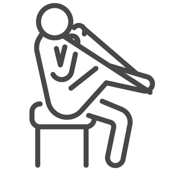 Икона Физиологии Ног — стоковый вектор