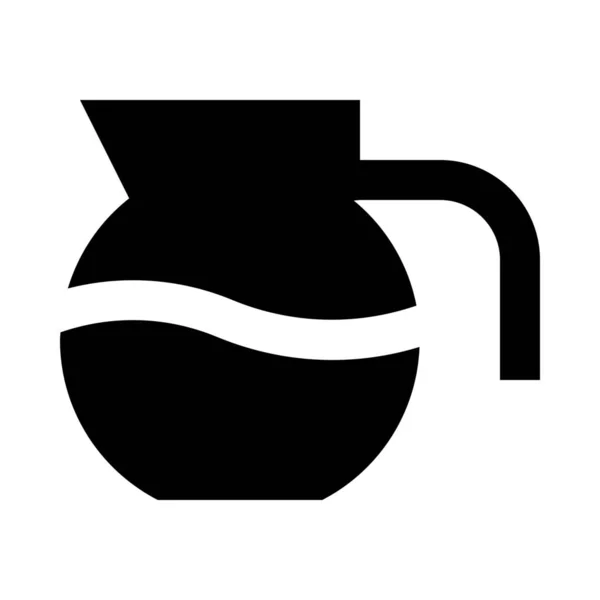 Beverage Carafe Coffee Icon — Stock Vector