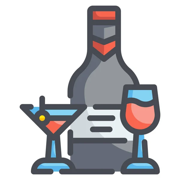 Beer Beverage Cocktail Icon — Stock Vector