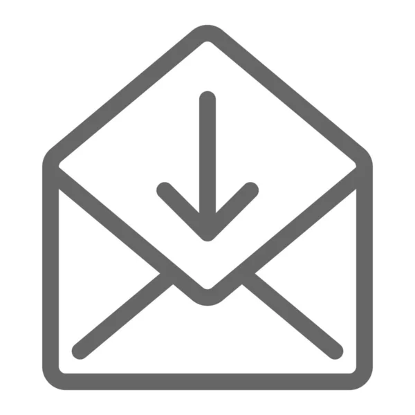 Ícone Envelope Mail Download — Vetor de Stock