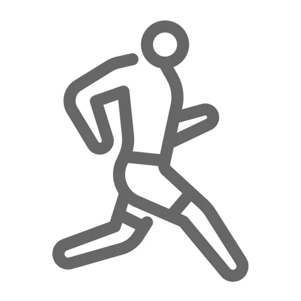 Running Run Icono Fitness — Vector de stock