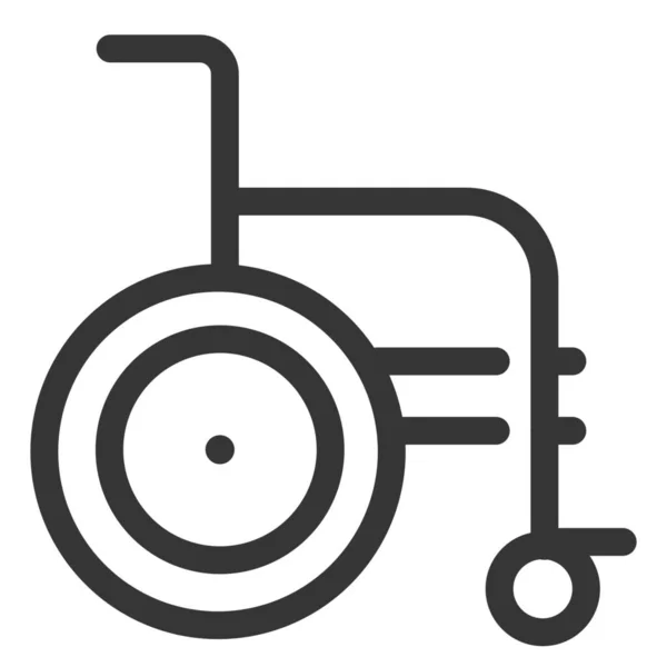Ortopedická Ikona Invalidního Vozíku — Stockový vektor