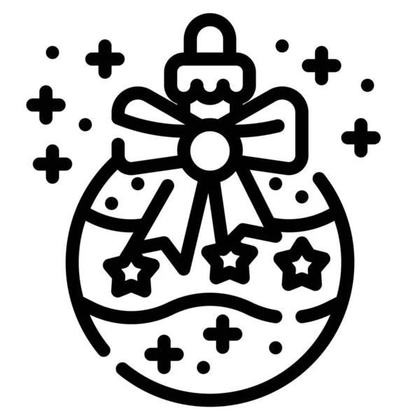 Ster Feestelijke Decoratie Pictogram — Stockvector