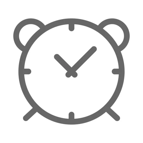 Reloj Despertador Icono Tiempo Categoría Signos Símbolos — Vector de stock