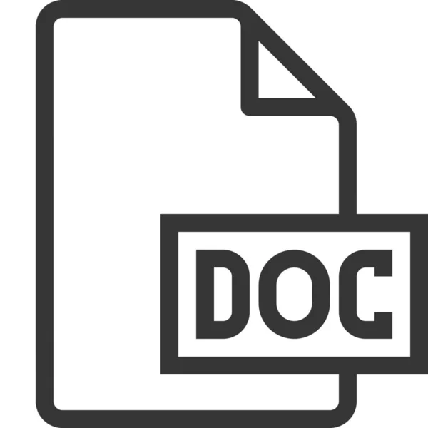 Copywriting Icono Del Editor Documentos Estilo Esquema — Archivo Imágenes Vectoriales