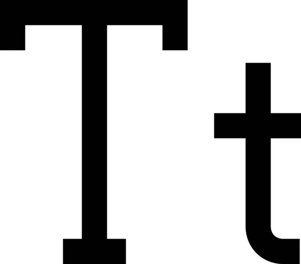太字はアウトラインスタイルのイタリック体 — ストックベクタ