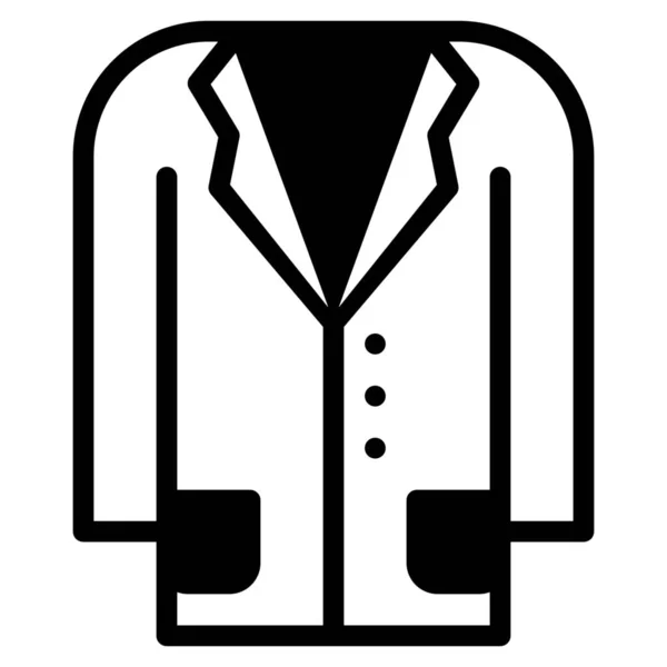 Clothing Coat Gown Icon — Stock Vector