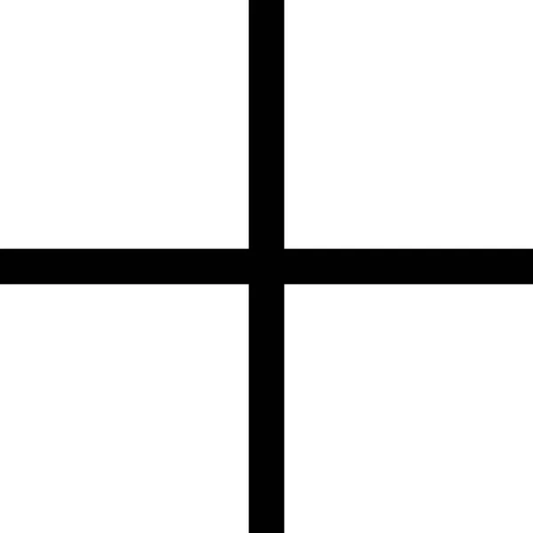 Cross Mathematik Icon Outline Stil Berechnen — Stockvektor