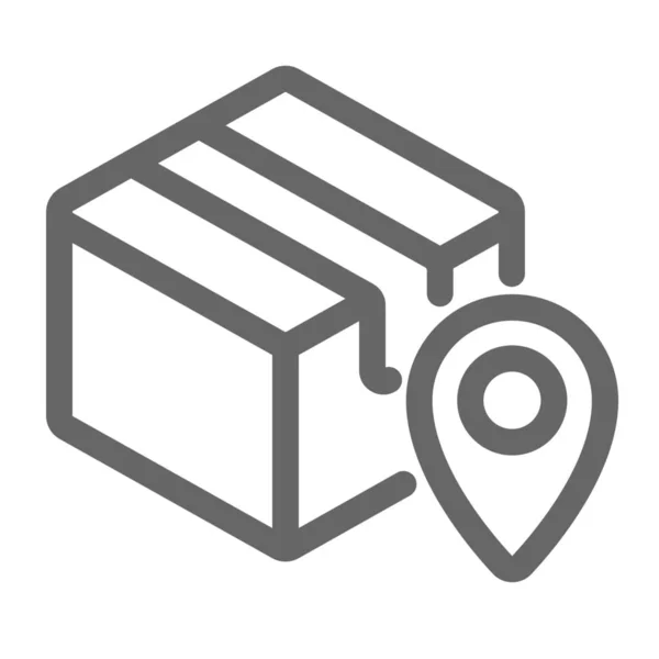 Ikona Krabice Balíčky — Stockový vektor