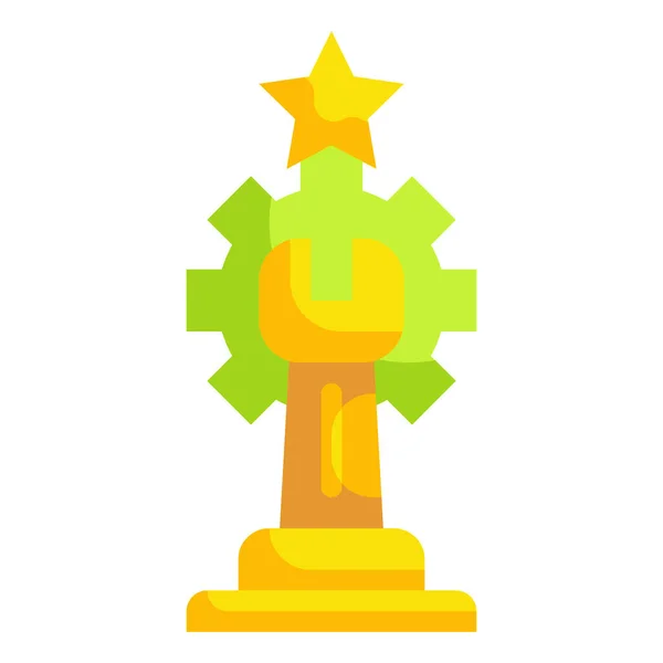 Award Certificate Premium Icon — Stock Vector