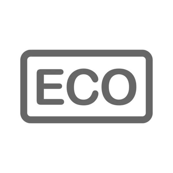Auto Cruscotto Eco Icona Veicoli Modi Trasporto Categoria — Vettoriale Stock