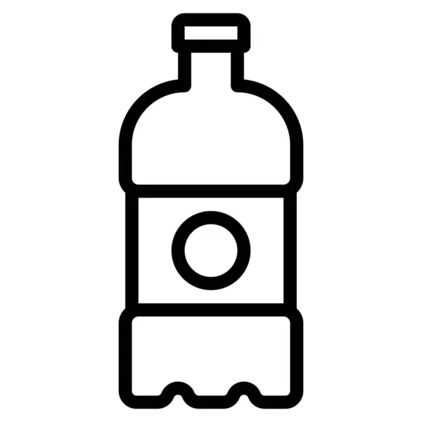 Minuman Ikon Energi Dalam Gaya Outline - Stok Vektor