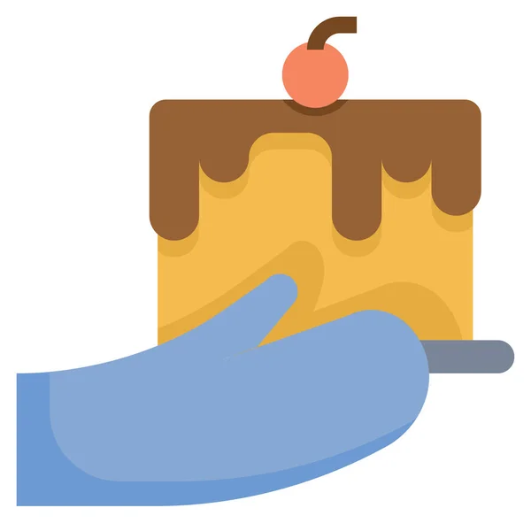 Значок Пекарного Пирога — стоковый вектор